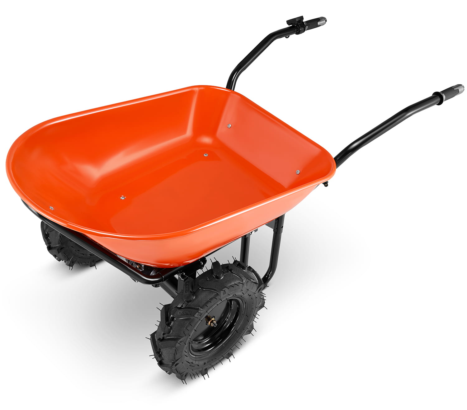 Elektrische kruiwagen - 3 in 1 - 120L - tot 260 kg - oranje