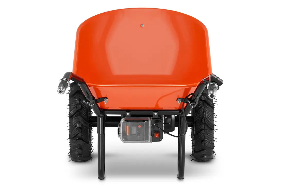 Elektrische kruiwagen - 3 in 1 - 120L - tot 260 kg - oranje