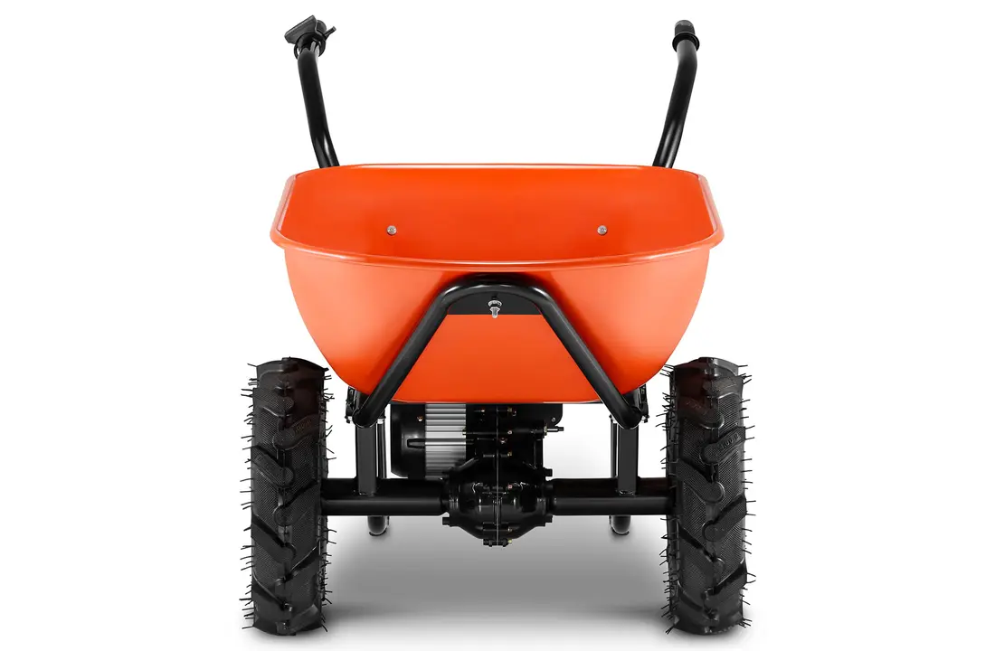 Elektrische kruiwagen - 3 in 1 - 120L - tot 260 kg - oranje