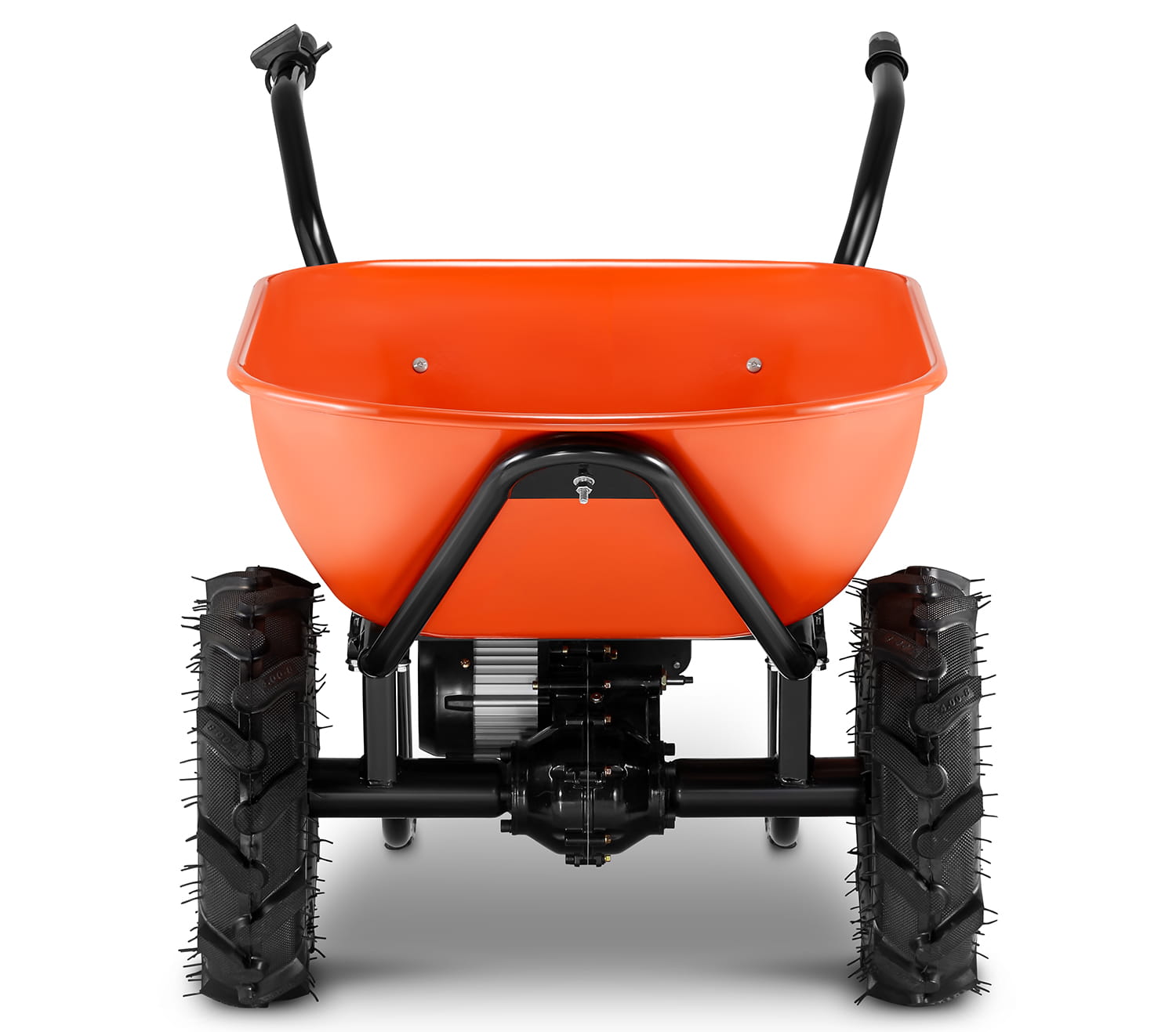 Elektrische kruiwagen - 3 in 1 - 120L - tot 260 kg - oranje