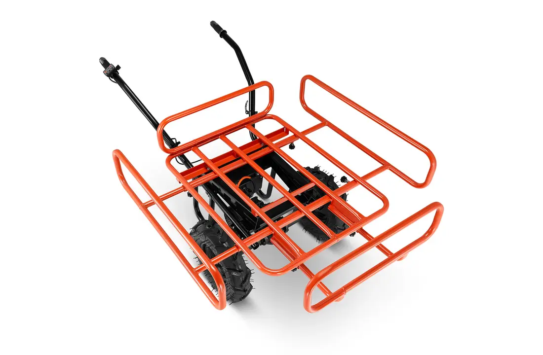 Elektrische kruiwagen - 3 in 1 - 120L - tot 260 kg - oranje