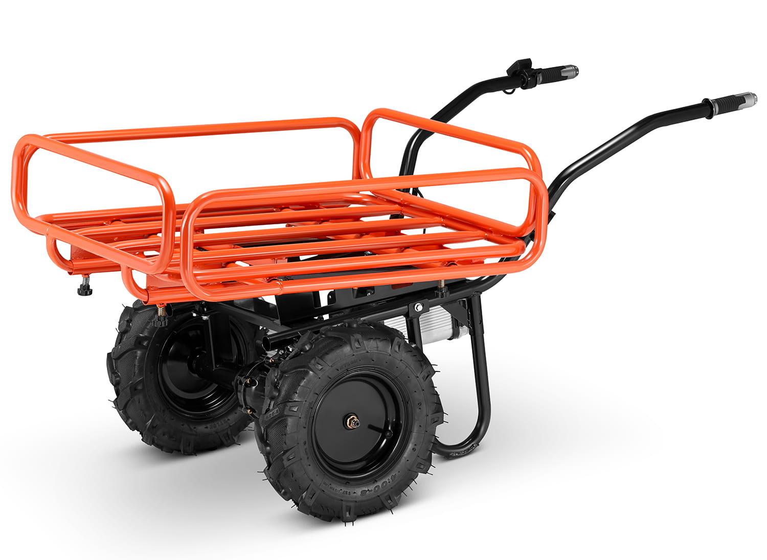 Elektrische kruiwagen - 3 in 1 - 120L - tot 260 kg - oranje