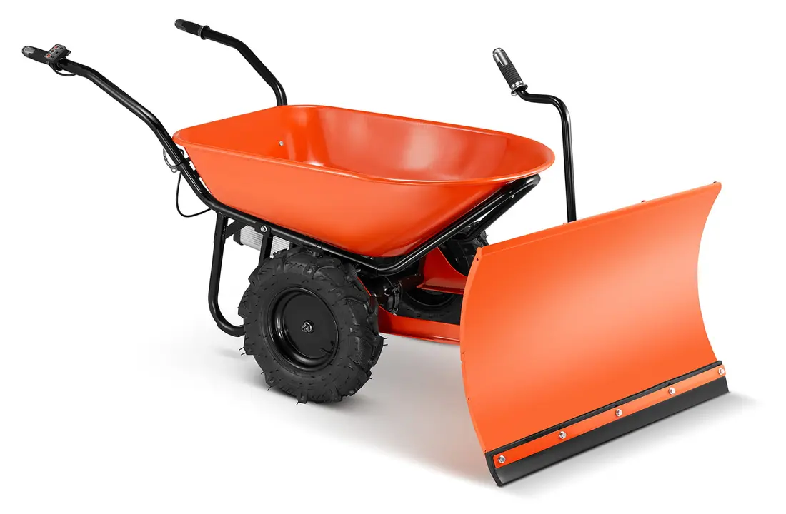 Elektrische kruiwagen - 3 in 1 - 120L - tot 260 kg - oranje