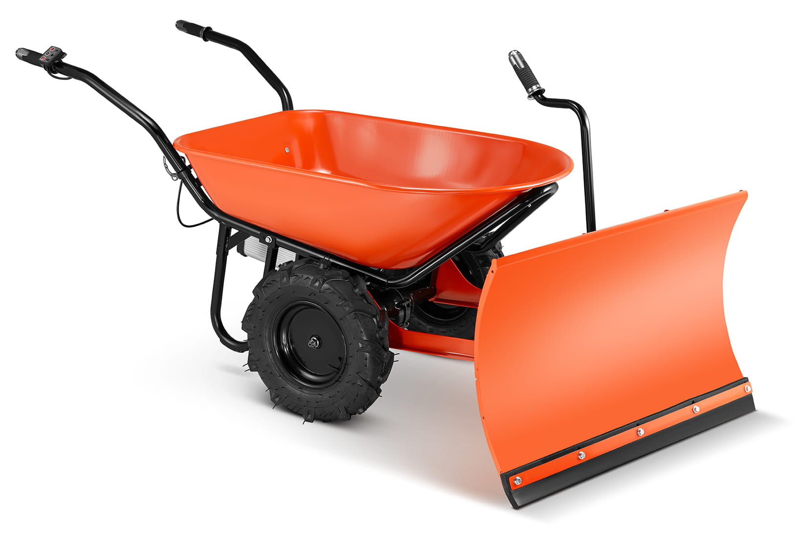 Elektrische kruiwagen - 3 in 1 - 120L - tot 260 kg - oranje