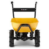 Elektrische kruiwagen - dumper - 100L - tot 260 kg - geel zwart