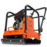 Trilplaat - viertakt benzinemotor - 20 kN, 6,5 PK - 55×42 cm