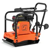 Trilplaat - viertakt benzinemotor - 20 kN, 6,5 PK - 55×42 cm