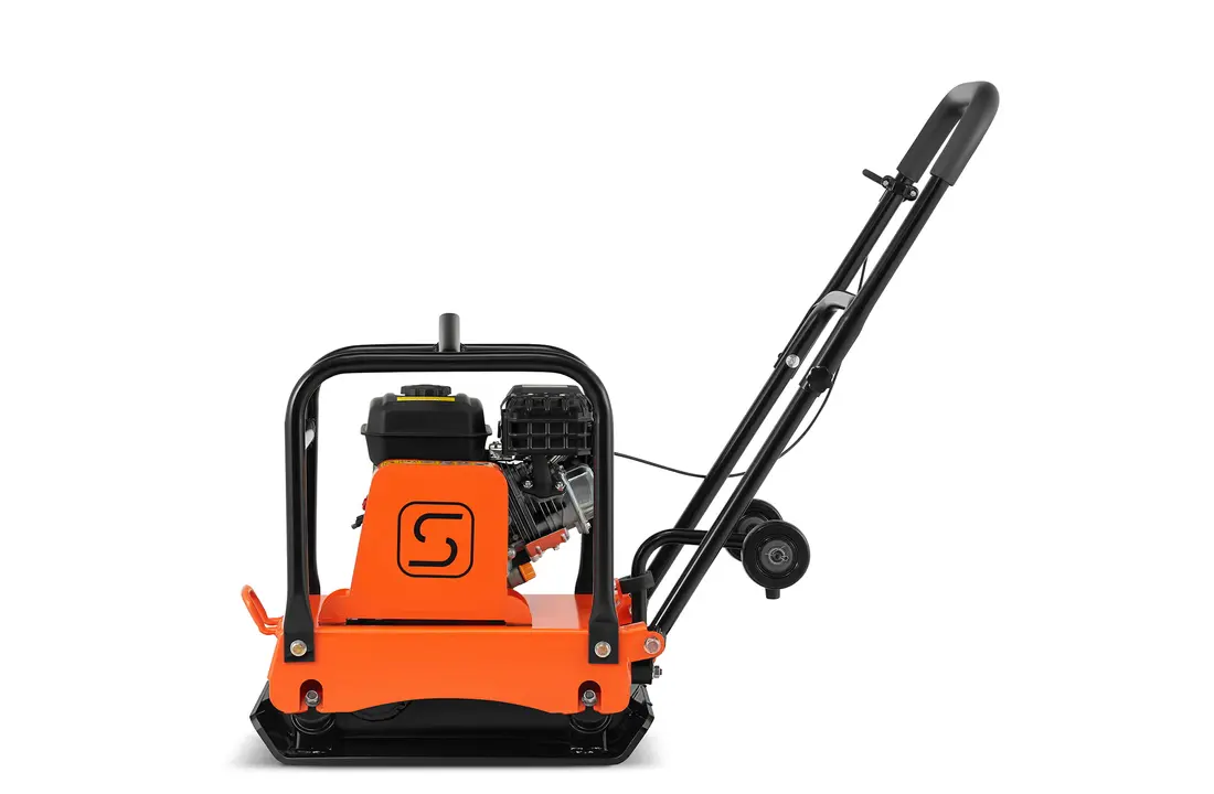 Trilplaat - viertakt benzinemotor - 20 kN, 6,5 PK - 55×42 cm