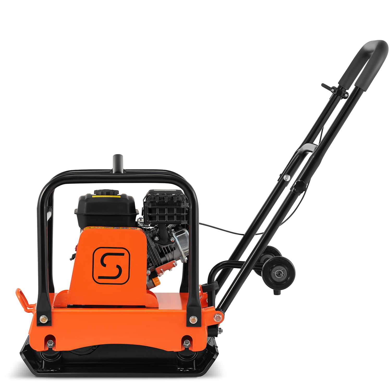 Trilplaat - viertakt benzinemotor - 20 kN, 6,5 PK - 55×42 cm