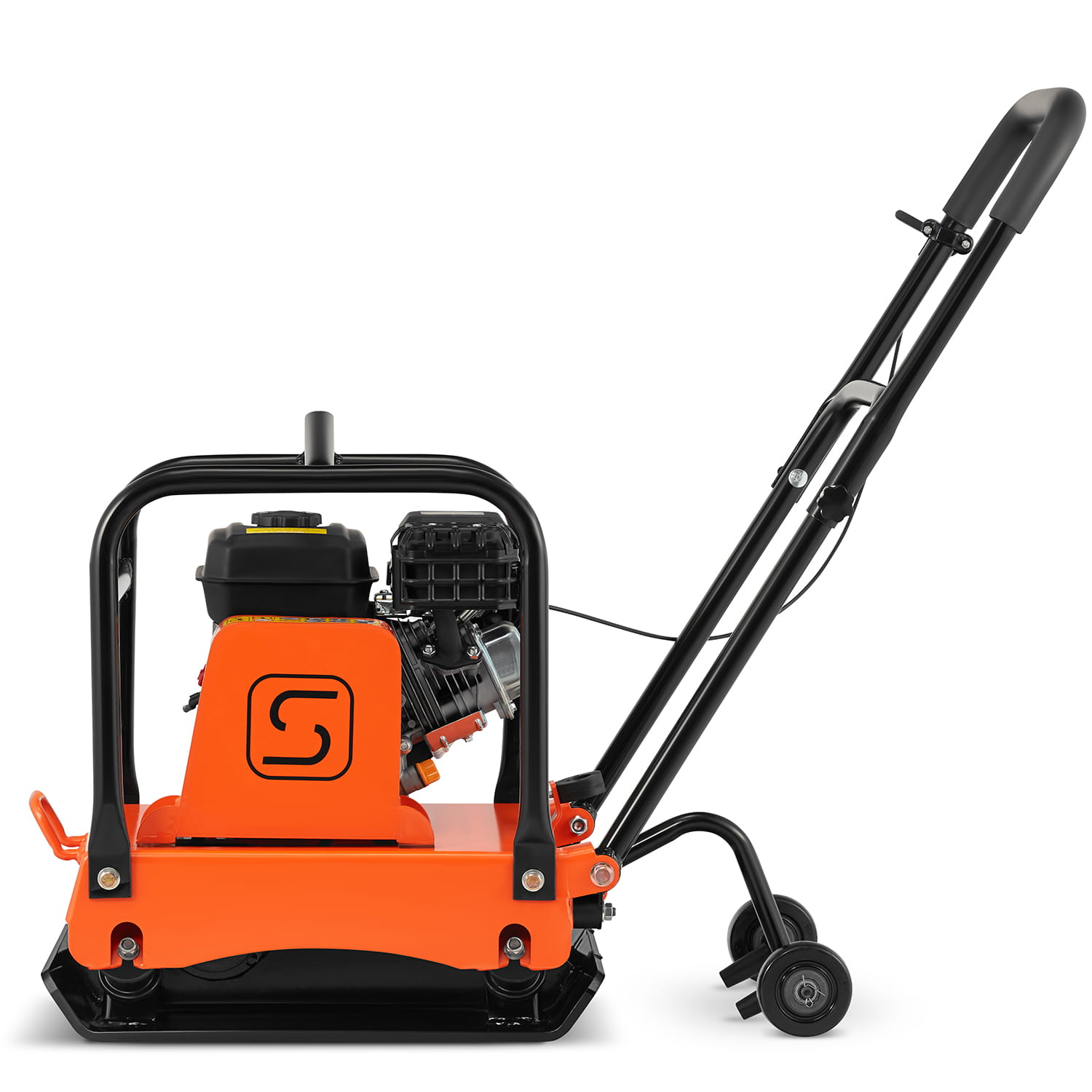 Trilplaat - viertakt benzinemotor - 20 kN, 6,5 PK - 55×42 cm