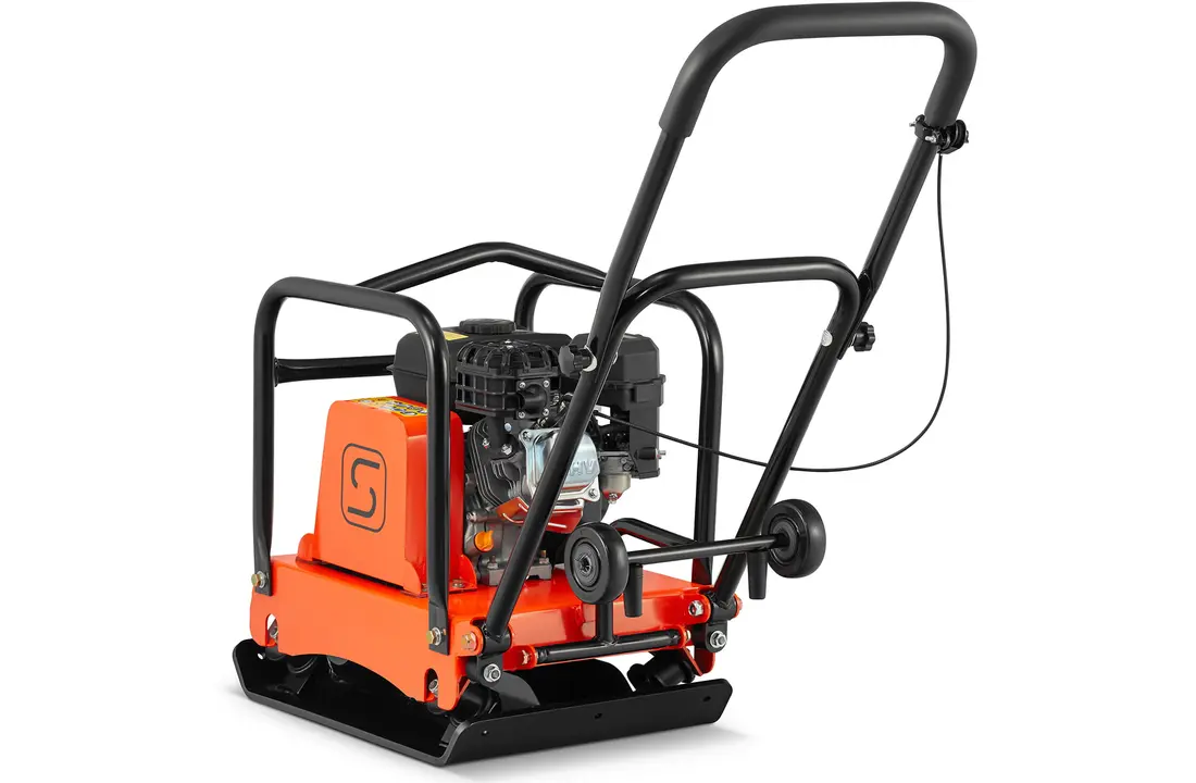 Trilplaat - viertakt benzinemotor - 20 kN, 6,5 PK - 55×42 cm