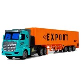 RC truck - 27Mhz - 1:48 - speelgoed vrachtwagen met trailer