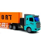 RC truck - 27Mhz - 1:48 - speelgoed vrachtwagen met trailer
