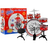 Peuter drumset - 6 Drums - rood