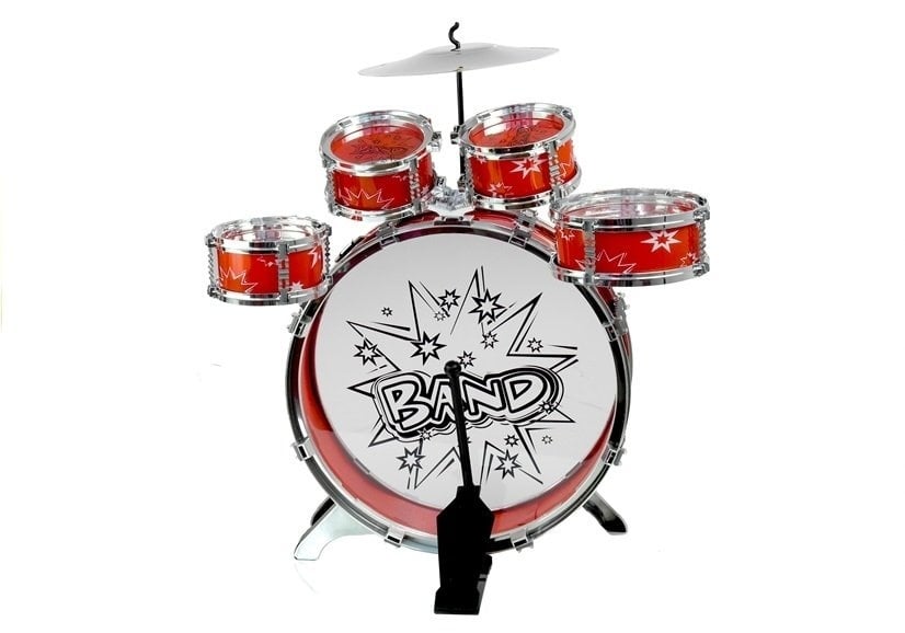 Kinderdrumstel – 6-delige drumset voor kinderen – rood