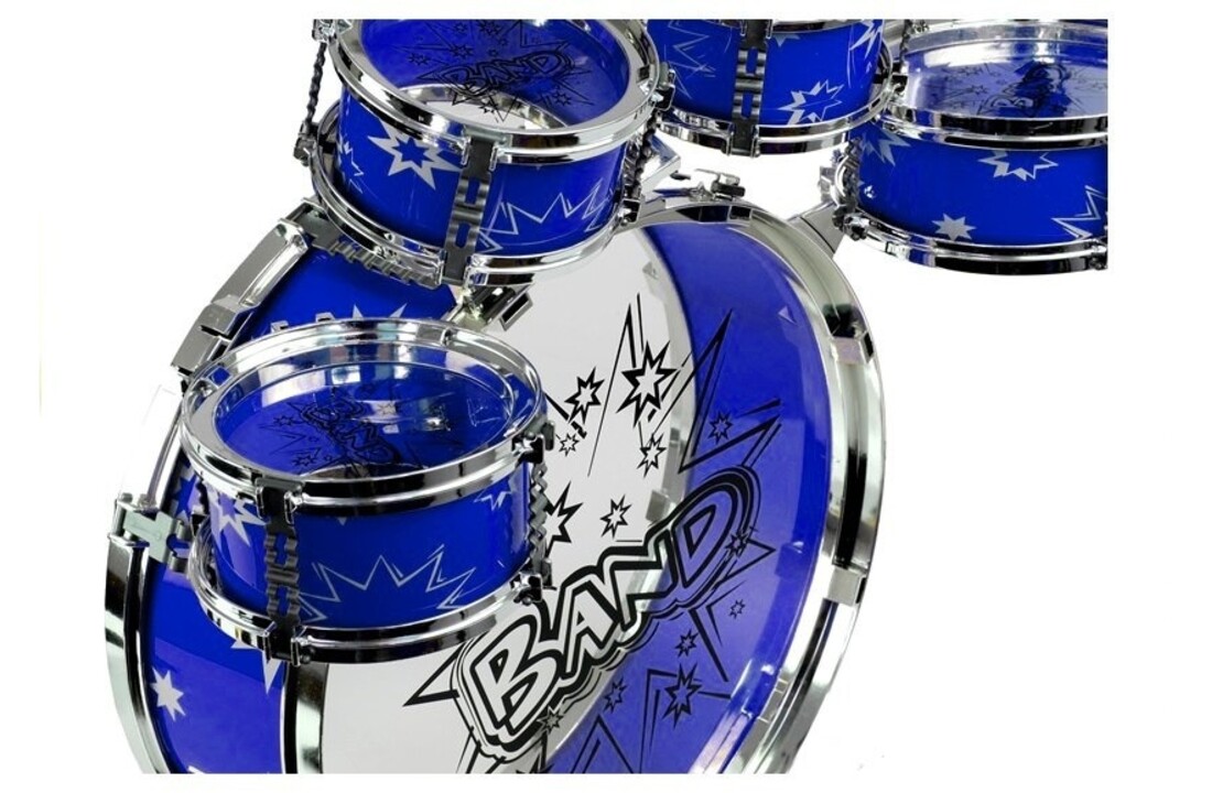 Peuter drumset - 6 Drums - rood