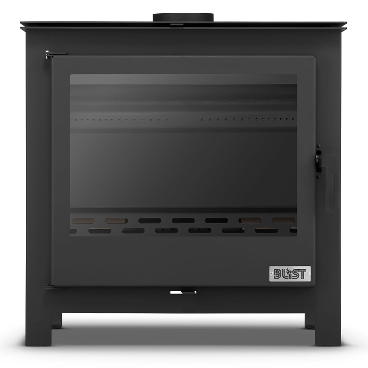 CV Houtkachel - staal - vrijstaand - 26kw