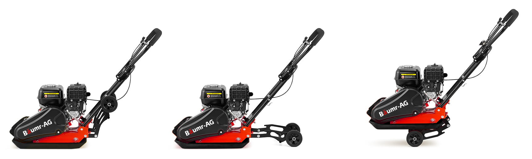 Trilplaat - grondverdichter - 26 kN - 90 kg - Loncin