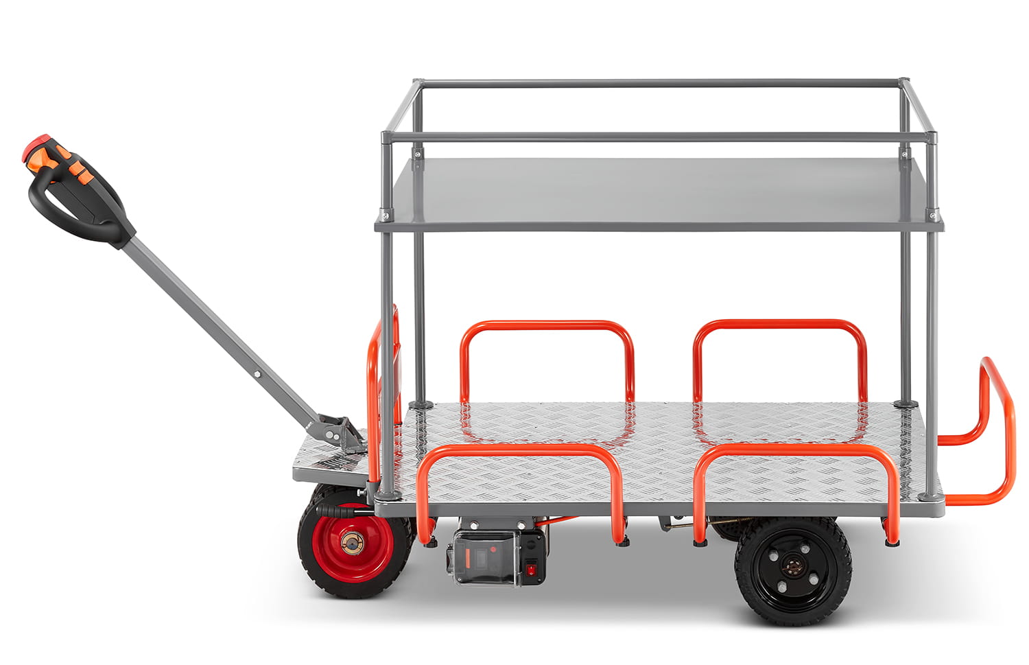 Plateauwagen - elektrisch - 400W - 400 kg draagvermogen - 40 V