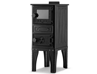 Houtkachel met kookplaat - 9,23 kW - gietijzer - energielabel A