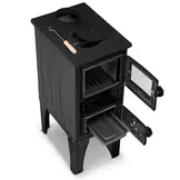 Houtkachel met kookplaat - 9,23 kW - gietijzer - energielabel A