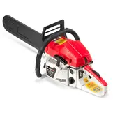 Benzine kettingzaag 65cc - 5,7 pk - met sterpunt en accessoires