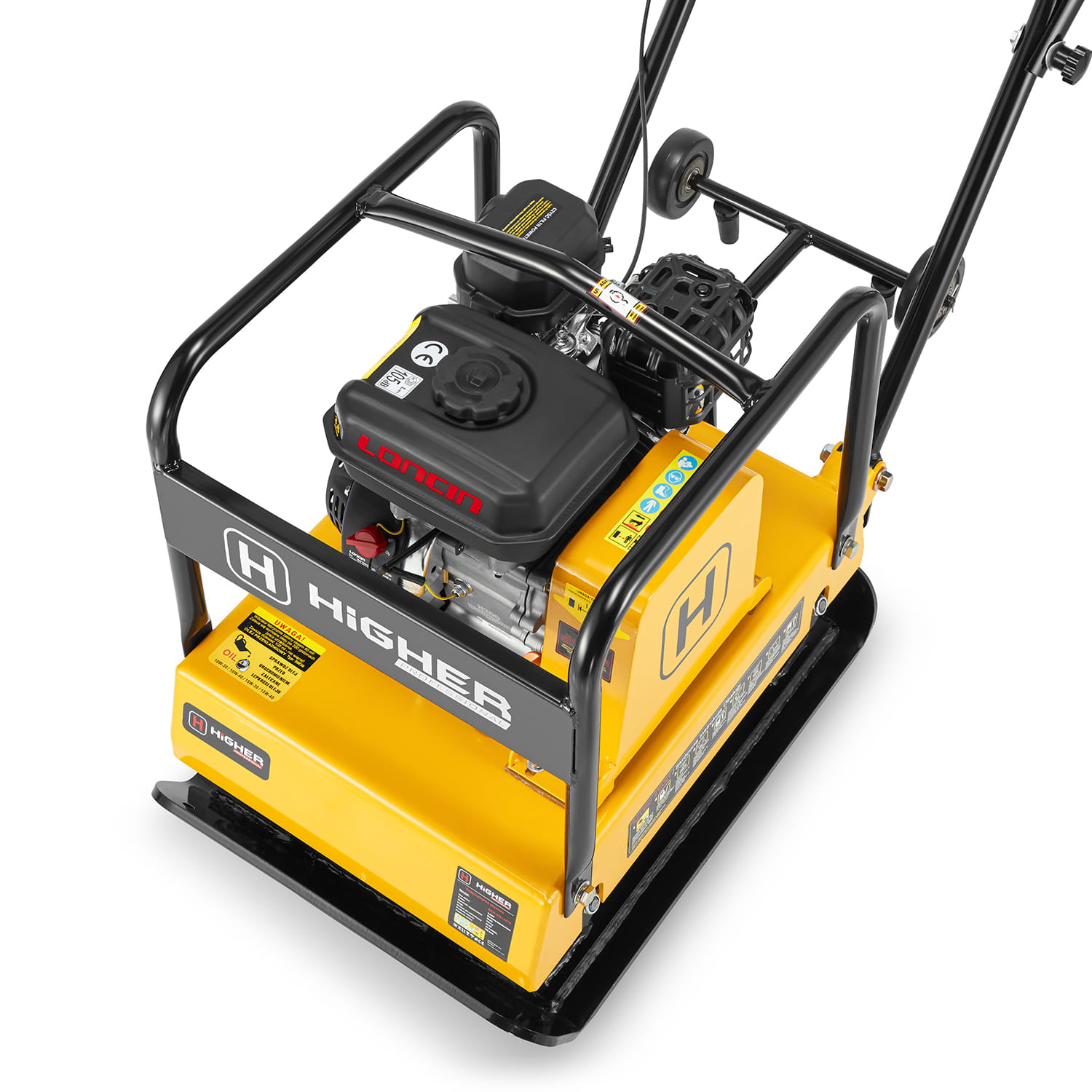 Trilplaat - plaatverdichter met benzinemotor - 32 kN - 120 kg