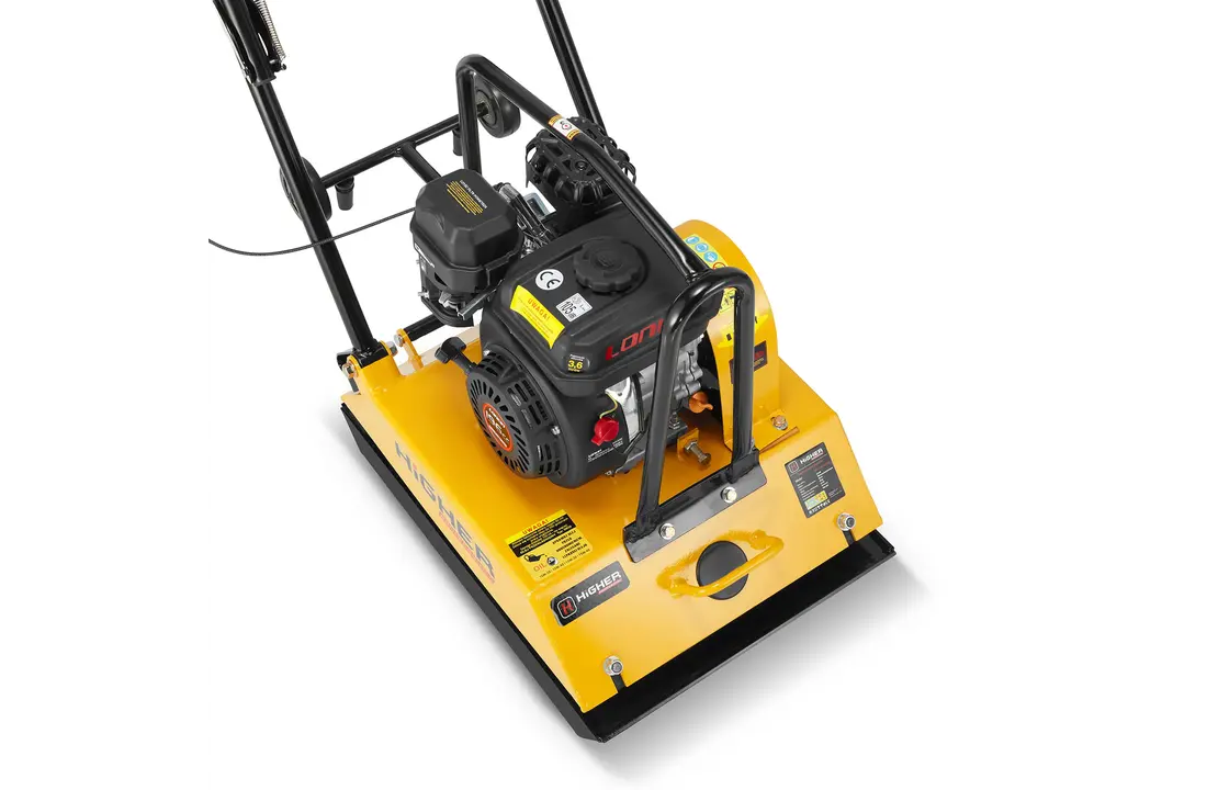 Trilplaat - plaatverdichter met benzinemotor - 26 kN - 100 kg