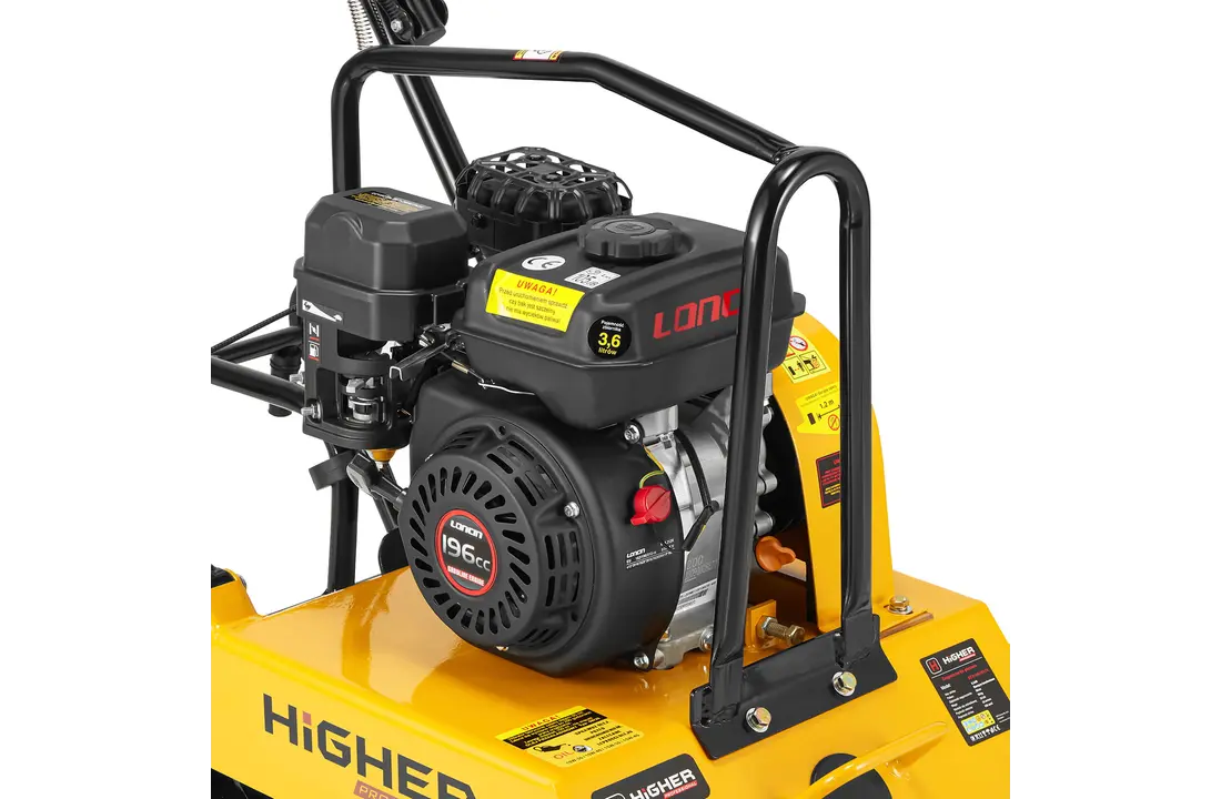 Trilplaat - plaatverdichter met benzinemotor - 26 kN - 100 kg