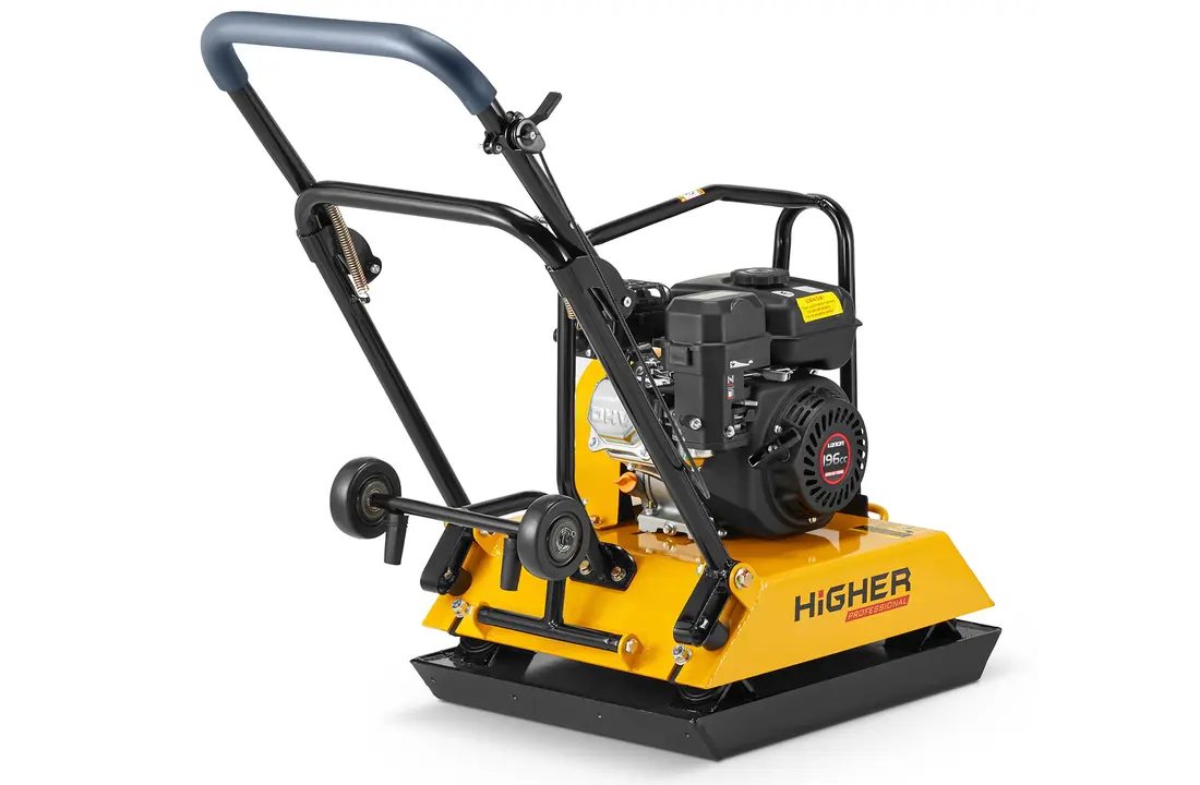 Trilplaat - plaatverdichter met benzinemotor - 26 kN - 100 kg