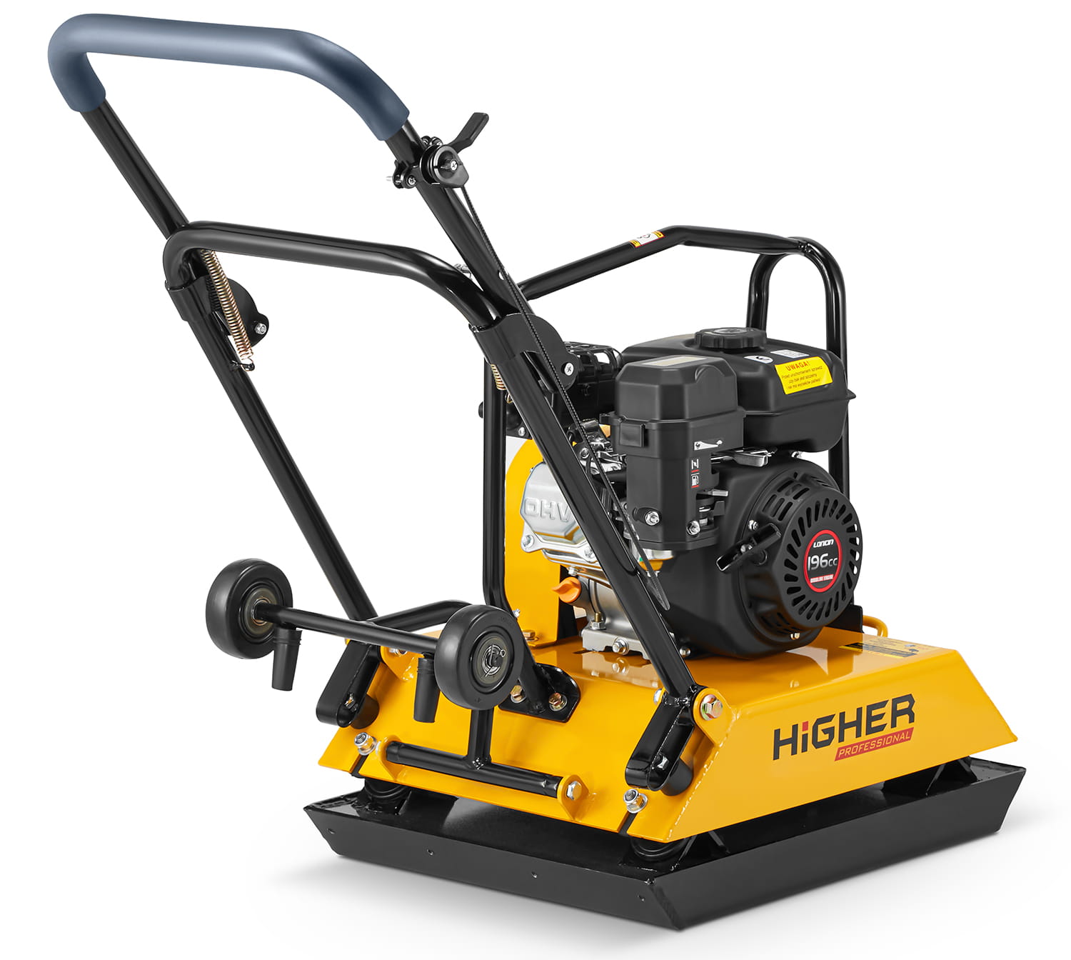 Trilplaat - plaatverdichter met benzinemotor - 26 kN - 100 kg