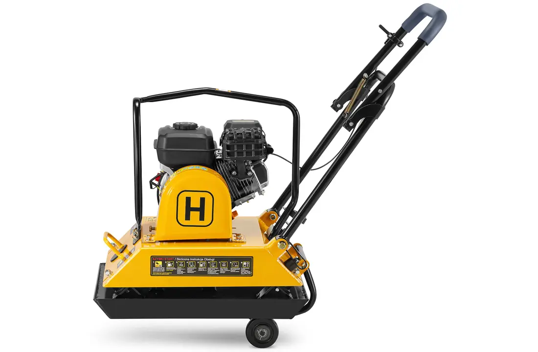 Trilplaat - plaatverdichter met benzinemotor - 26 kN - 100 kg