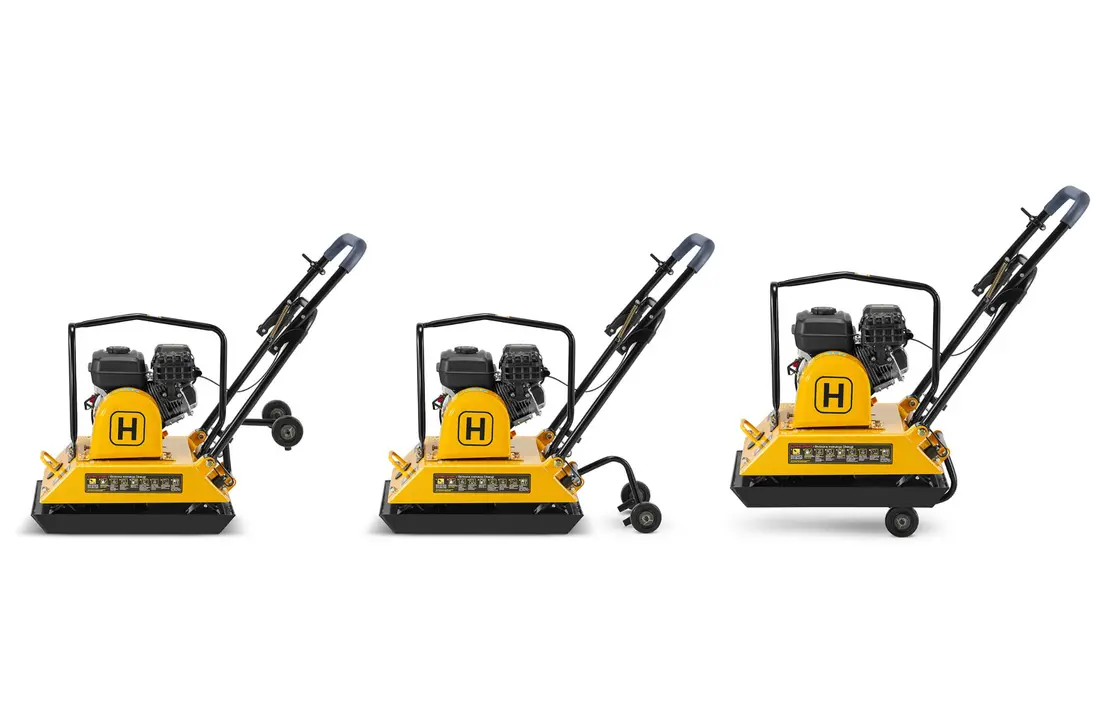 Trilplaat - plaatverdichter met benzinemotor - 26 kN - 100 kg