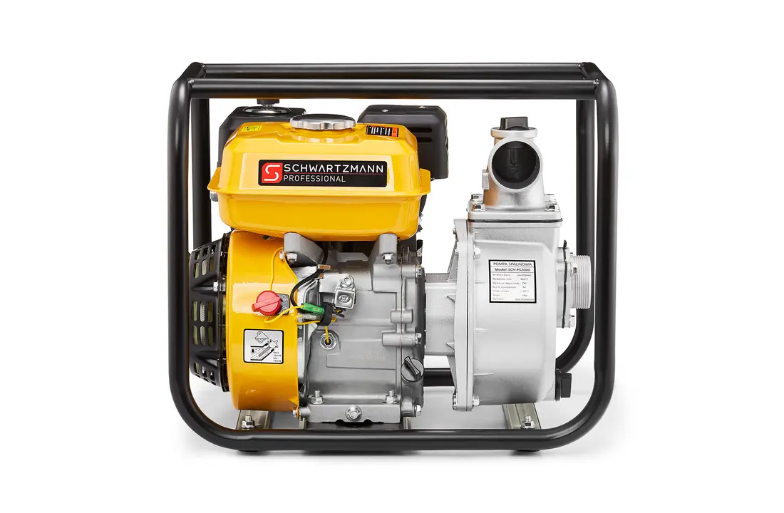 Benzine waterpomp - 2 inch - 42.000 l/u - 6,5 pk motorpomp