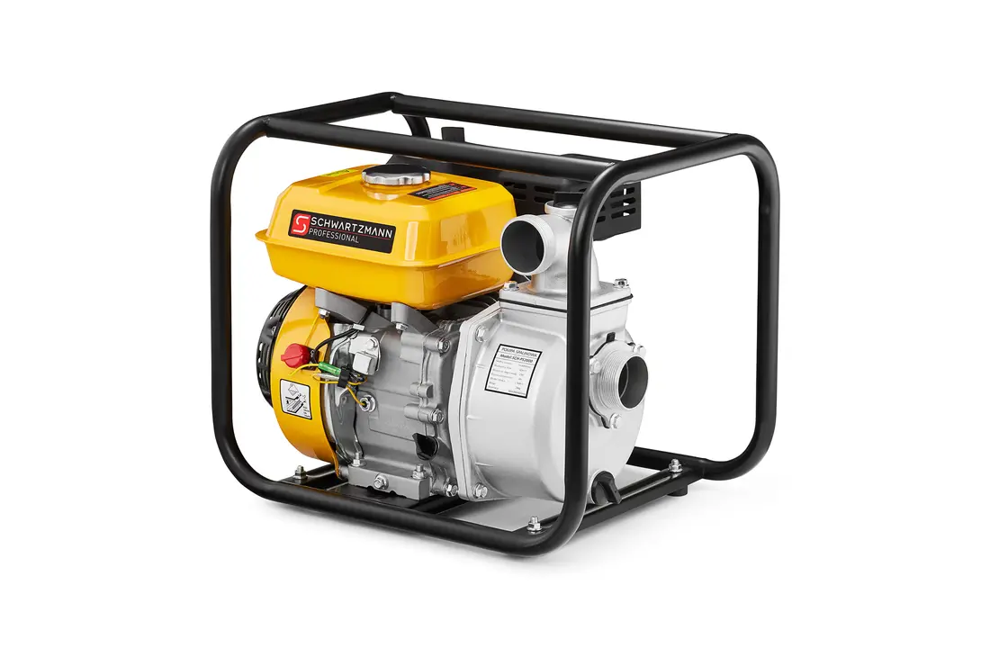 Benzine waterpomp - 2 inch - 42.000 l/u - 6,5 pk motorpomp