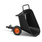 Aanhanger voor zitmaaier - kiepkar - 350L - tot 300 kg