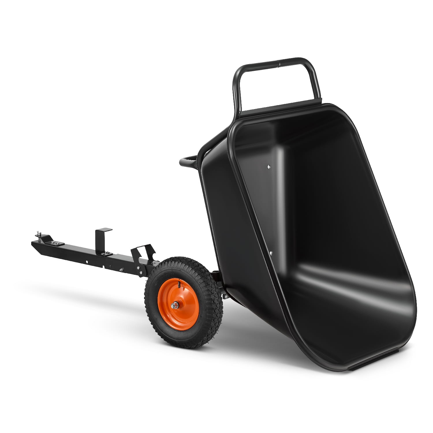 Aanhanger voor zitmaaier - kiepkar - 350L - tot 300 kg