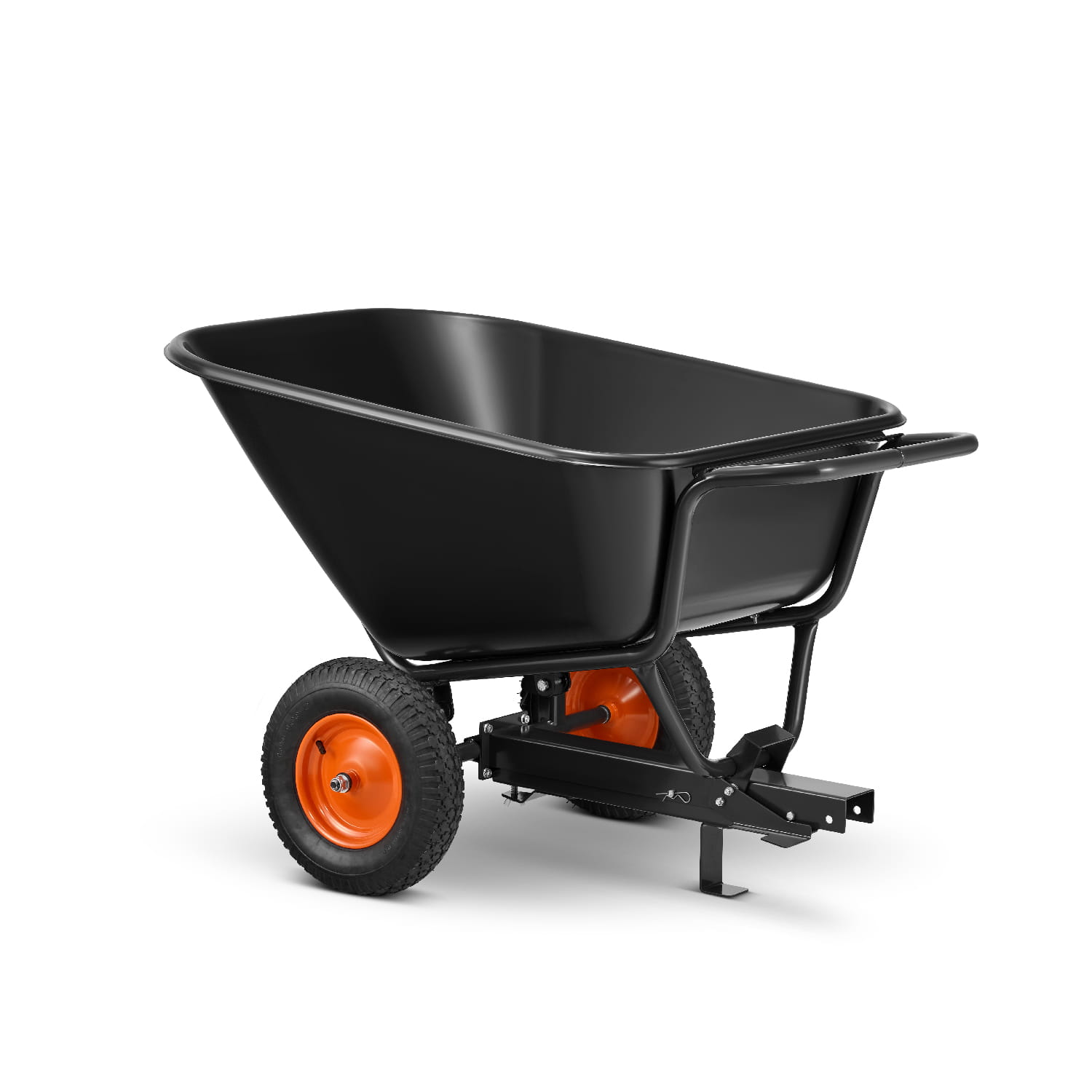 Aanhanger voor zitmaaier - kiepkar - 350L - tot 300 kg