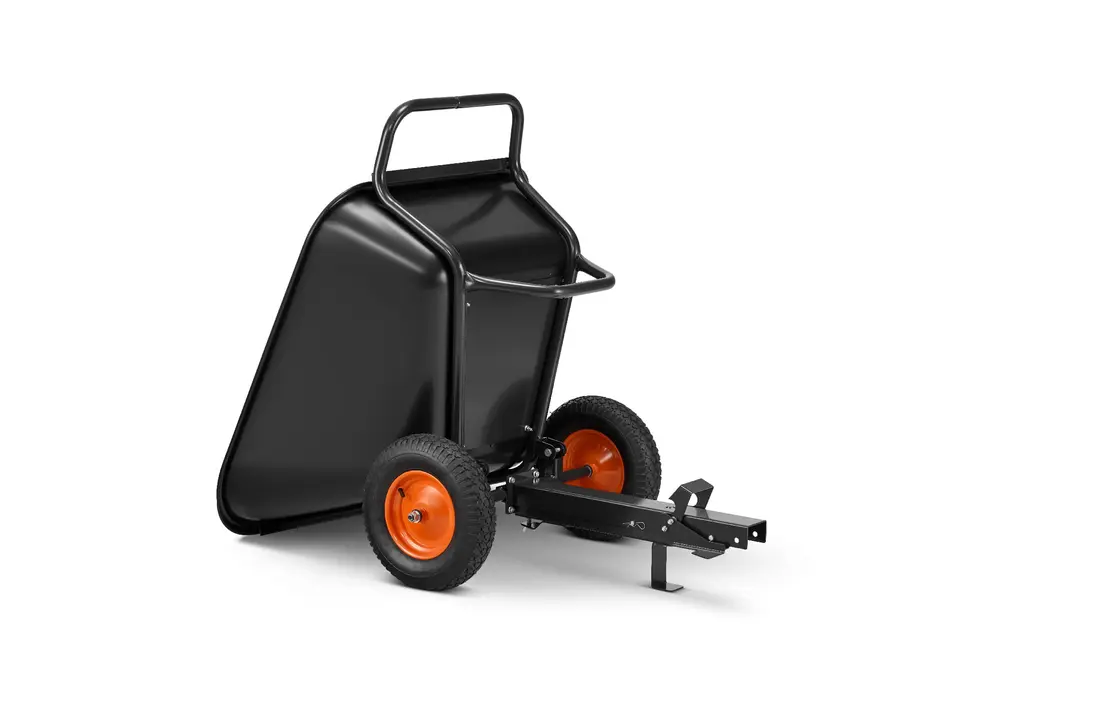 Aanhanger voor zitmaaier - kiepkar - 350L - tot 300 kg