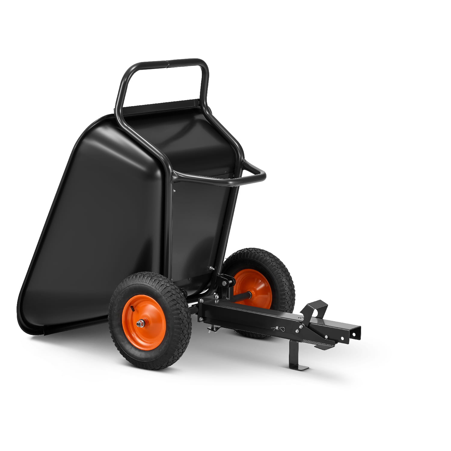 Aanhanger voor zitmaaier - kiepkar - 350L - tot 300 kg