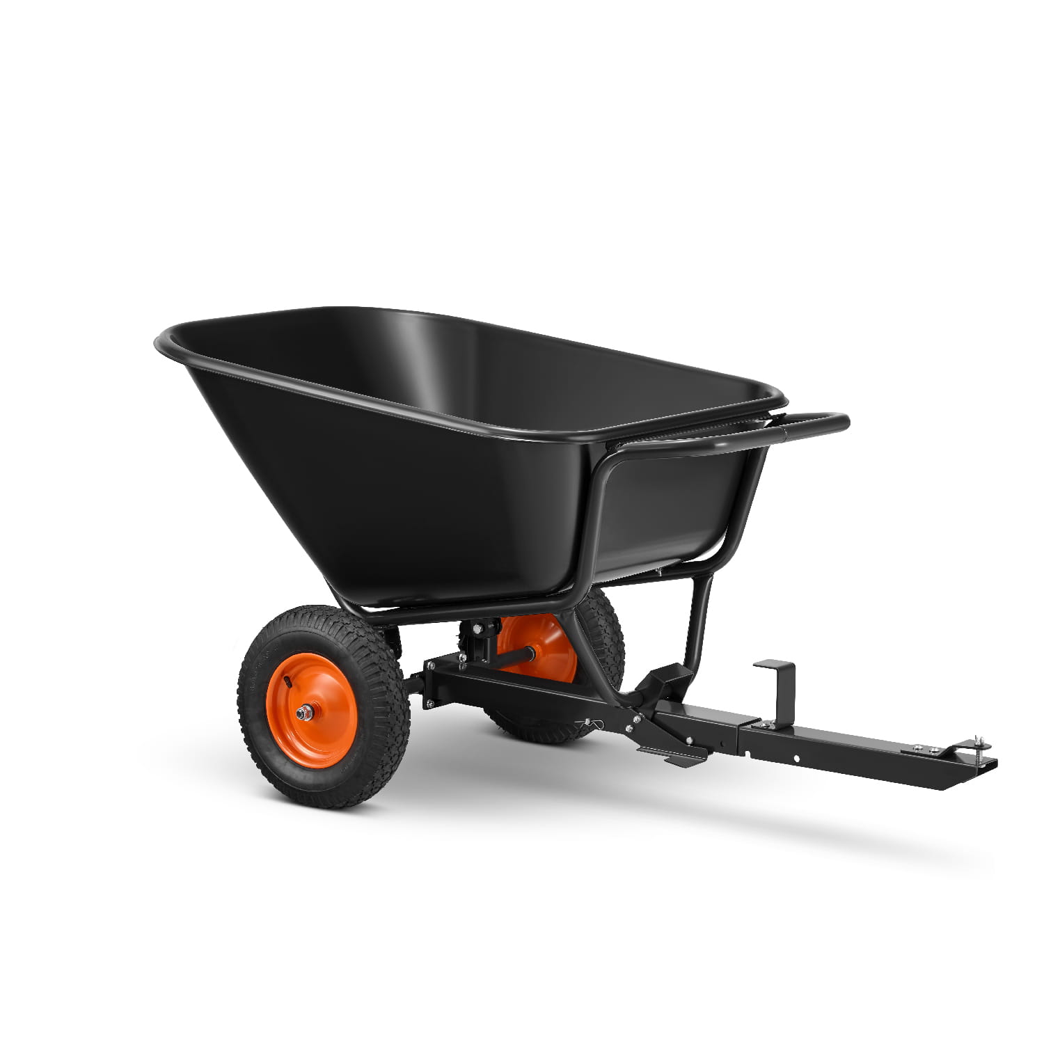 Aanhanger voor zitmaaier - kiepkar - 350L - tot 300 kg