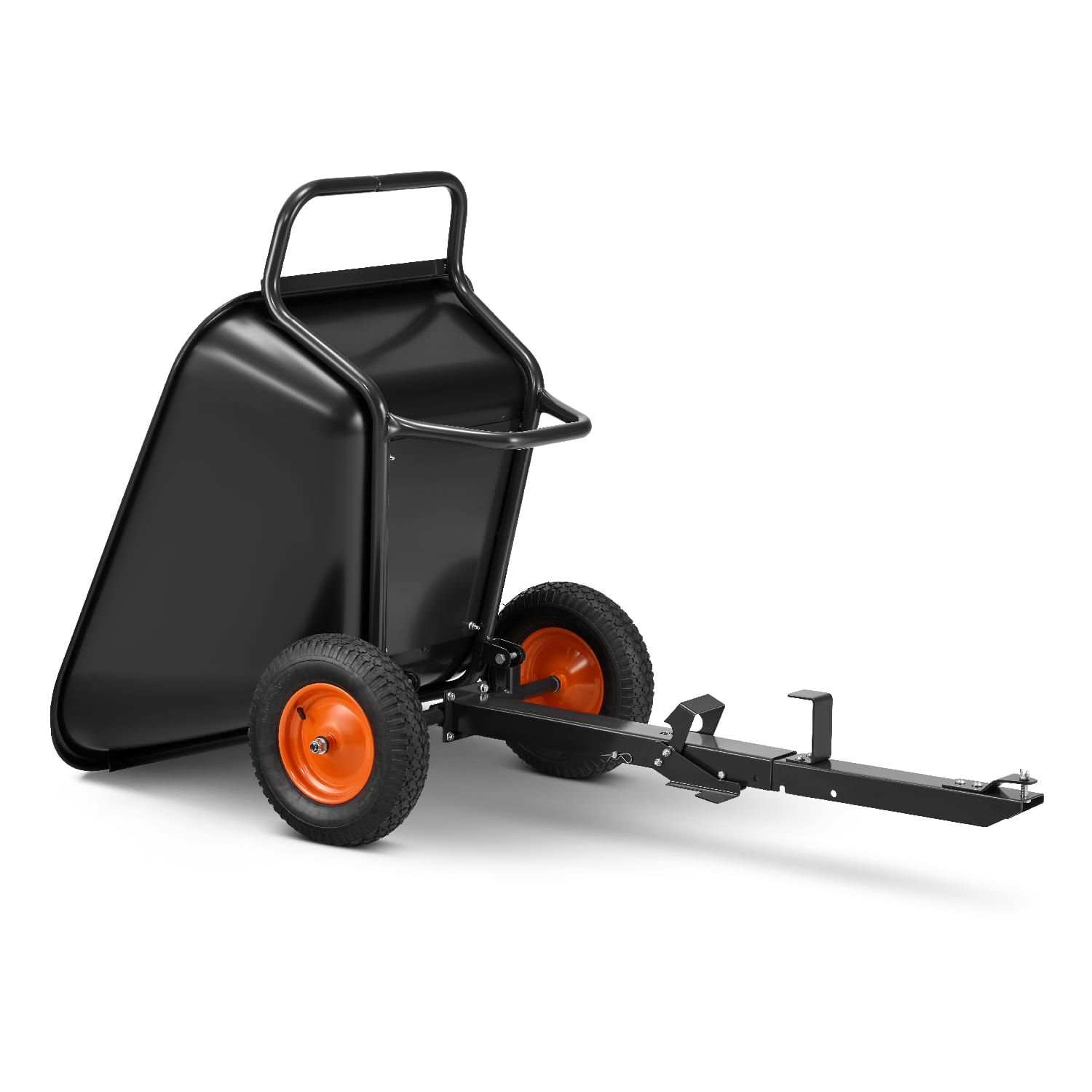 Aanhanger voor zitmaaier - kiepkar - 350L - tot 300 kg