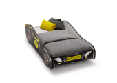 Autobed Batcar - kinderbed - 160x80cm - zwart geel