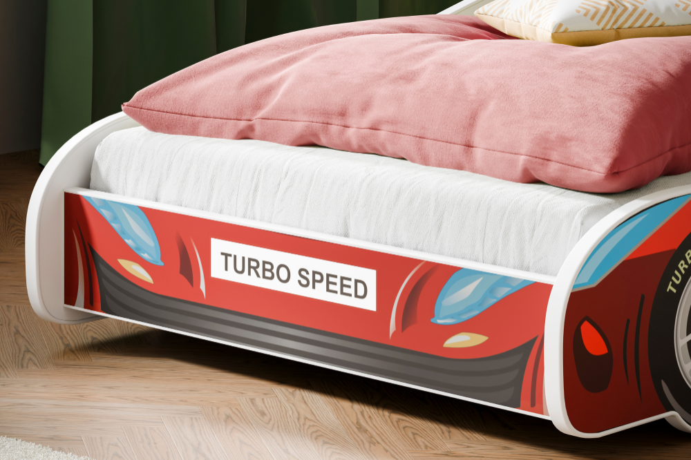 Kinderbed - auto - 140x70 - met matras