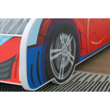 Peuterbed - Spiderman auto bed - 140x70 cm - met matras