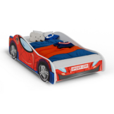 Kinderbed - Spiderman auto bed - 160x80 cm - incl. matras