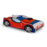 Kinderbed - Spiderman auto bed - 160x80 cm - incl. matras
