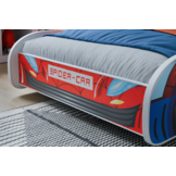 Kinderbed - Spiderman auto bed - 160x80 cm - incl. matras