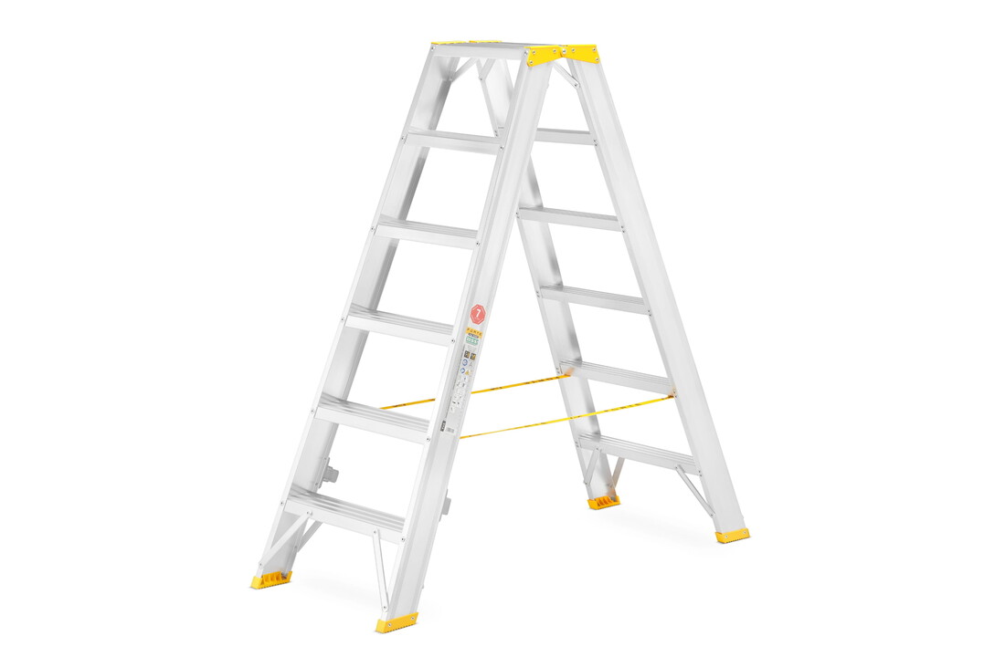 Dubbelzijdige montageladder ALOSS 9406 - Werkhoogte 3,28m