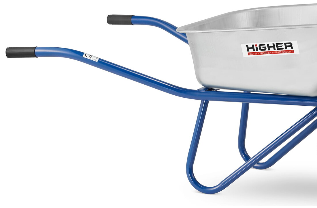 HIGHER®️ Kruiwagen 130L schuimwiel 210kg Wielbescherming